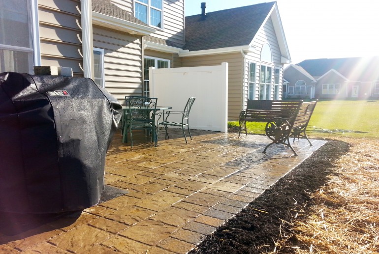 Slab Patio Install