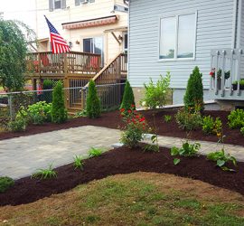 Backyard Gathering Paver Patio