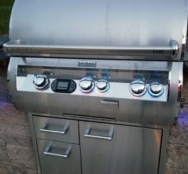 Outdoor kitchen, patio, and fire pit