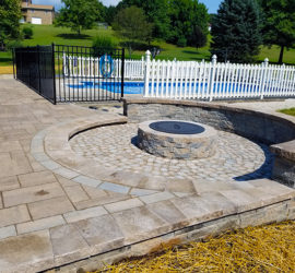 Poolside Patio and Firepit