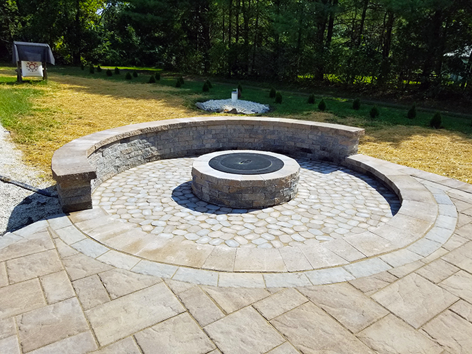 Poolside Patio and Firepit