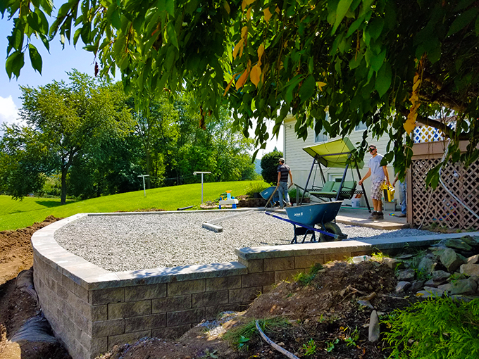 Raised Terrace Patio