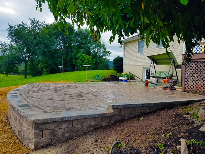 Raised Terrace Patio