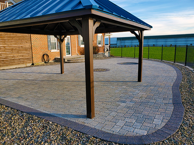 Pool Patio with Pavilion