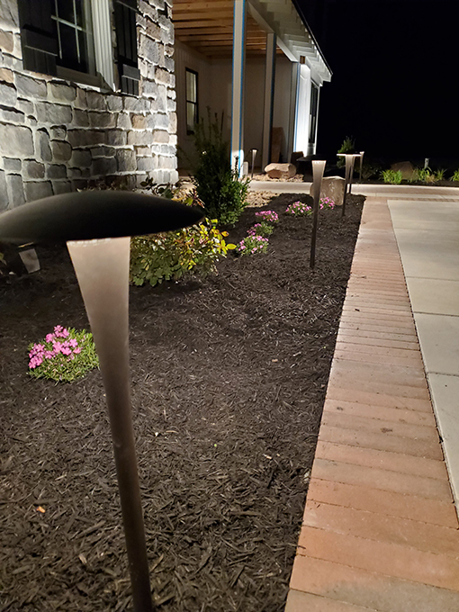 Landscape Lighting – Full Front Landscape Makeover