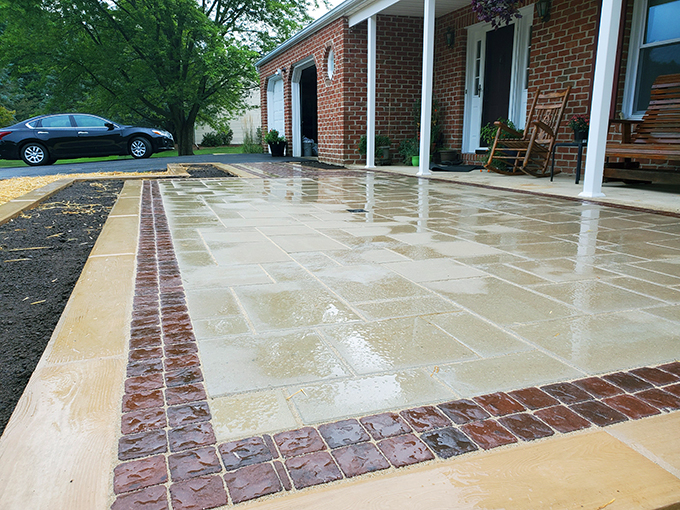 Raised Front Entry Patio