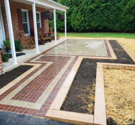 Raised Front Entry Patio