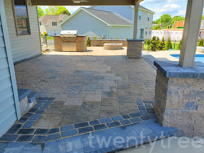 Poolside Hardscape