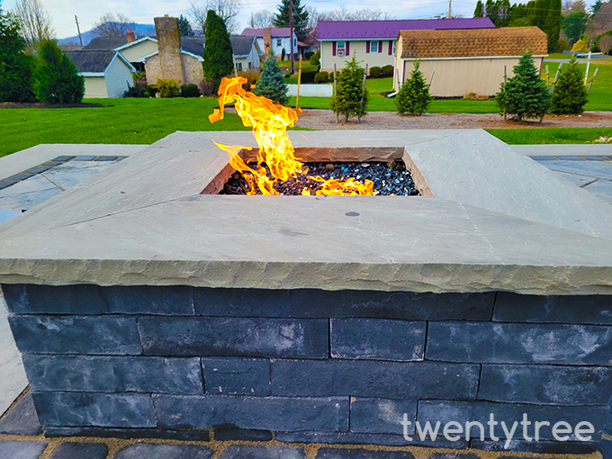Propane Firepit and Patio